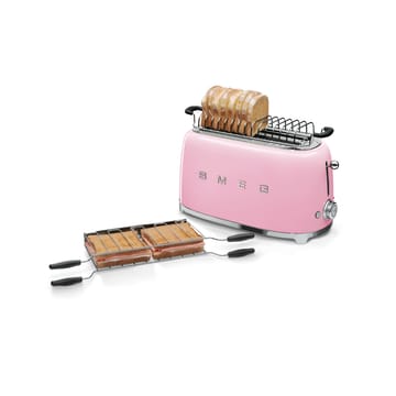 Smeg 50's Style brödrost 4x2 skivor - Rosa - Smeg