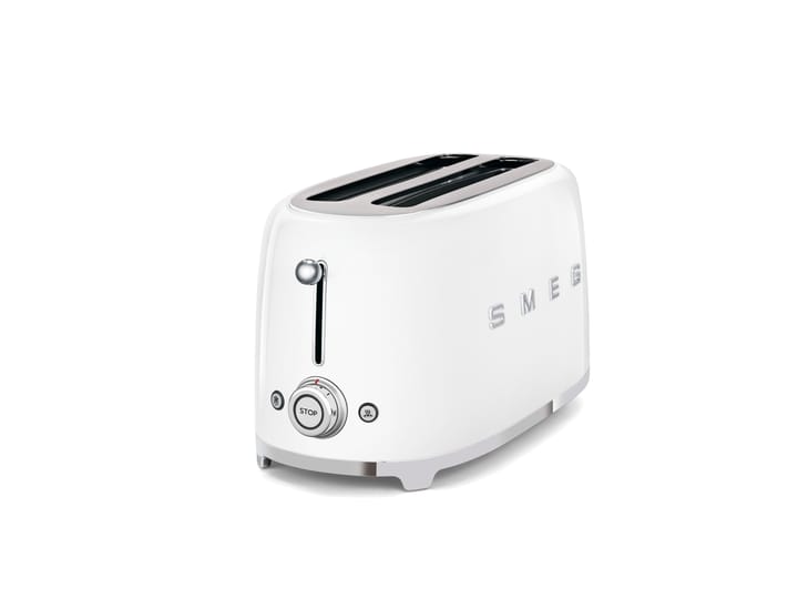 Smeg 50's Style brödrost 4x2 skivor small, Vit Smeg