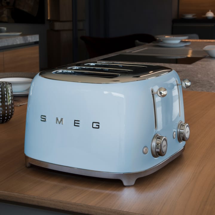 Smeg 50's Style brödrost 4x4 skivor, Pastellblå Smeg