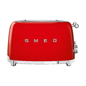 Smeg Smeg 50’s Style brödrost 4×4 skivor Röd