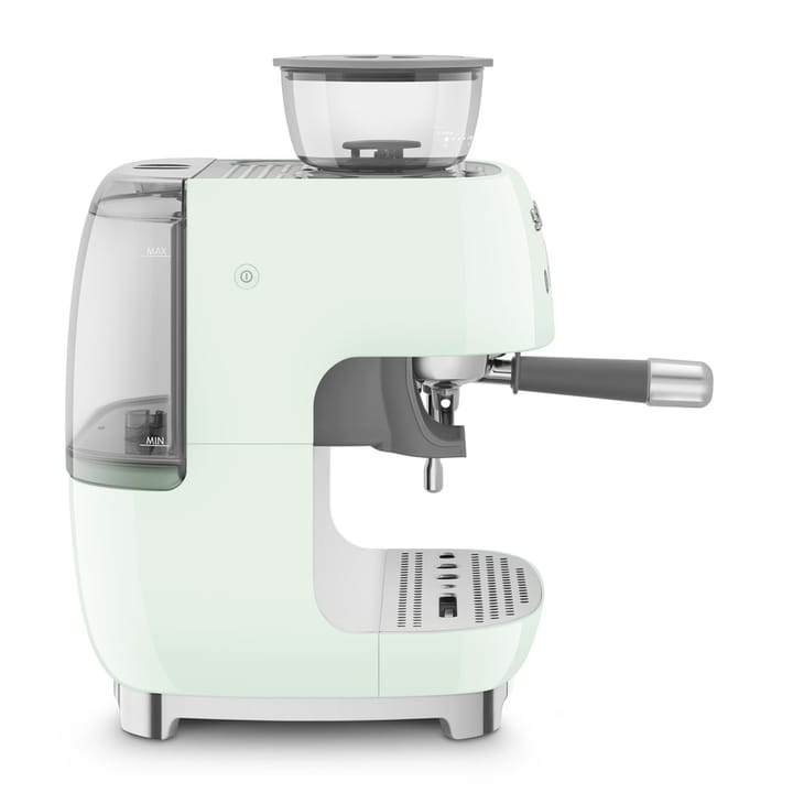 Smeg 50's Style espressomaskin med kaffekvarn, Pastell grön Smeg