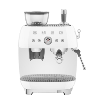 Smeg Smeg 50’s Style espressomaskin med kaffekvarn Vit