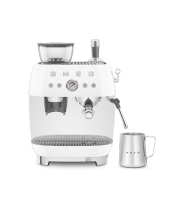 Smeg 50's Style espressomaskin med kaffekvarn - Vit - Smeg