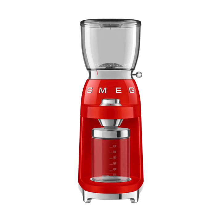 Smeg 50's Style kaffekvarn med återvunnet material - Röd - Smeg