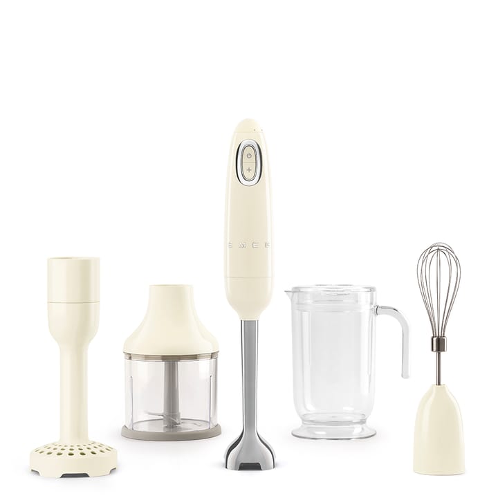 Smeg 50's Style stavmixer set, Créme vit Smeg