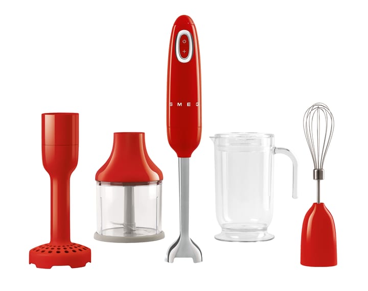 Smeg 50's Style stavmixer set, Röd Smeg