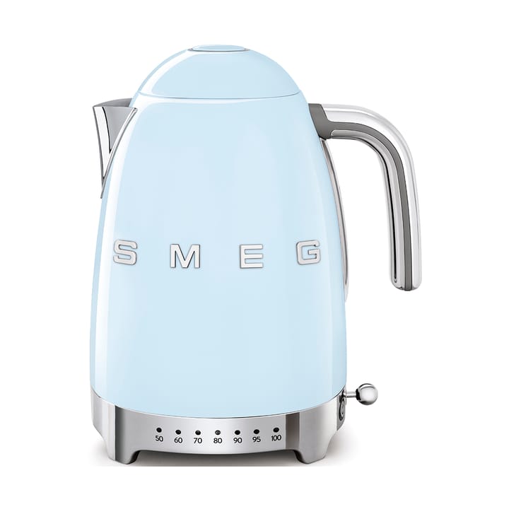 Smeg 50's Style vattenkokare med variabel temperatur 1,7 L, Pastell blå Smeg