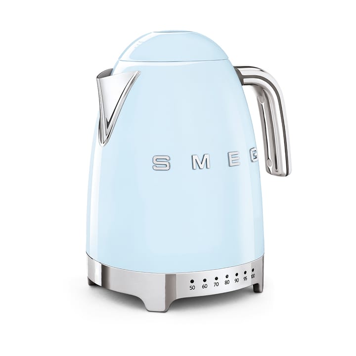 Smeg 50's Style vattenkokare med variabel temperatur 1,7 L, Pastell blå Smeg