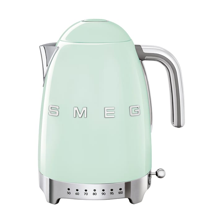 Smeg 50's Style vattenkokare med variabel temperatur 1,7 L, Pastell grön Smeg