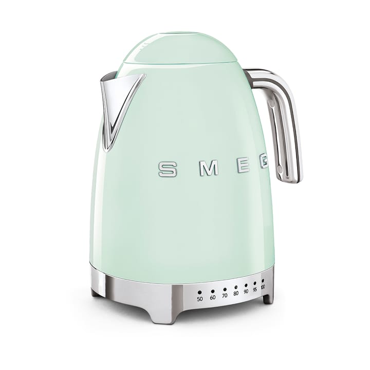 Smeg 50's Style vattenkokare med variabel temperatur 1,7 L, Pastell grön Smeg