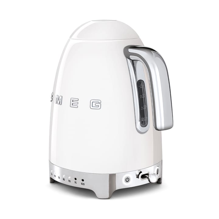 Smeg 50's Style vattenkokare med variabel temperatur 1,7 L, Vit Smeg