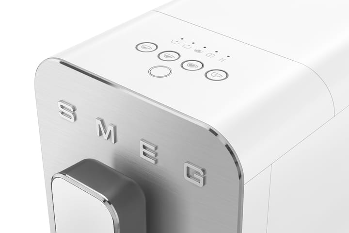 Smeg espressomaskin automatisk, Vit Smeg