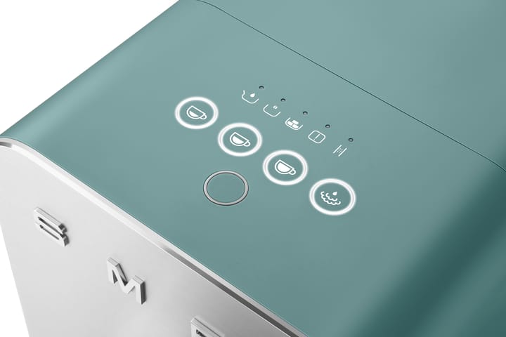 Smeg espressomaskin med ångpip automatisk, Emerald Smeg