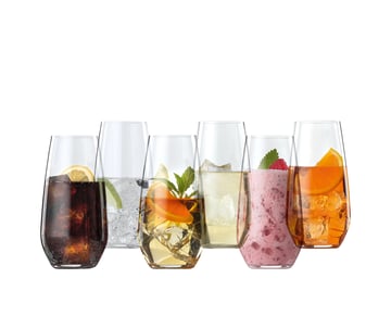 Spiegelau Authentis Casual summerdrinks glas 6-pack 55 cl Klar