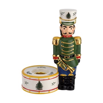 Spode Christmas Tree Nutcracker ljushållare 17,5 cm Green