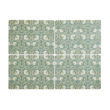 Spode Pimpernel bordstablett 30×40 cm 4-pack Grön