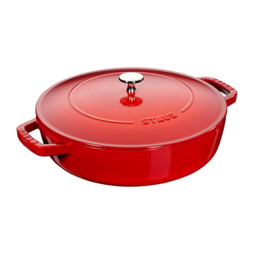 STAUB Chistera traktörpanna Ø28 cm 3,7 L Röd