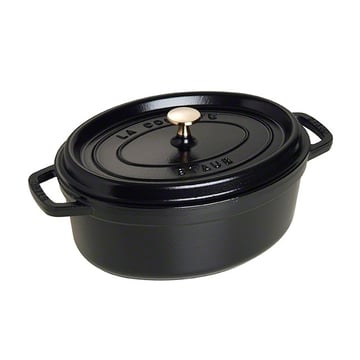 STAUB Staub oval gryta i gjutjärn 4,2 l svart