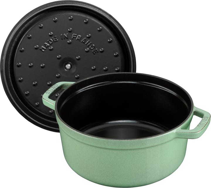 Staub rund gryta i gjutjärn 3,8 l, Salvia STAUB