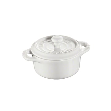 STAUB Staub rund minigryta 0,2 l vit