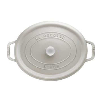 Staub White Truffle gryta oval - 3,2 l - STAUB