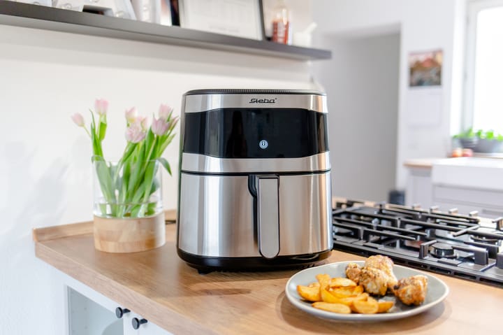 Steba HF8000 Family airfryer 8 L, Rostfritt stål Steba