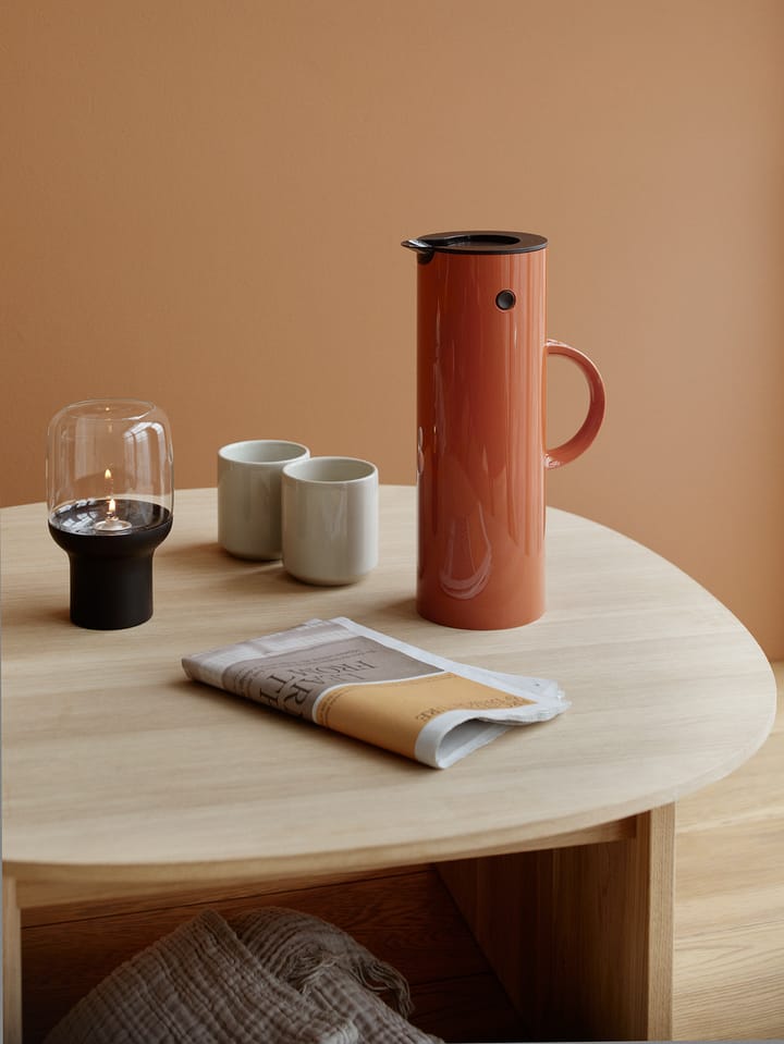 Hoop hurricane ljuslykta Ø10 cm, Svart Stelton