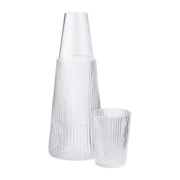 Stelton Pilastro karaff med dricksglas Clear