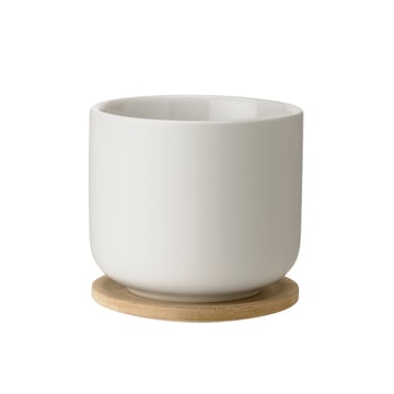 Stelton Theo mugg med underlägg Sand