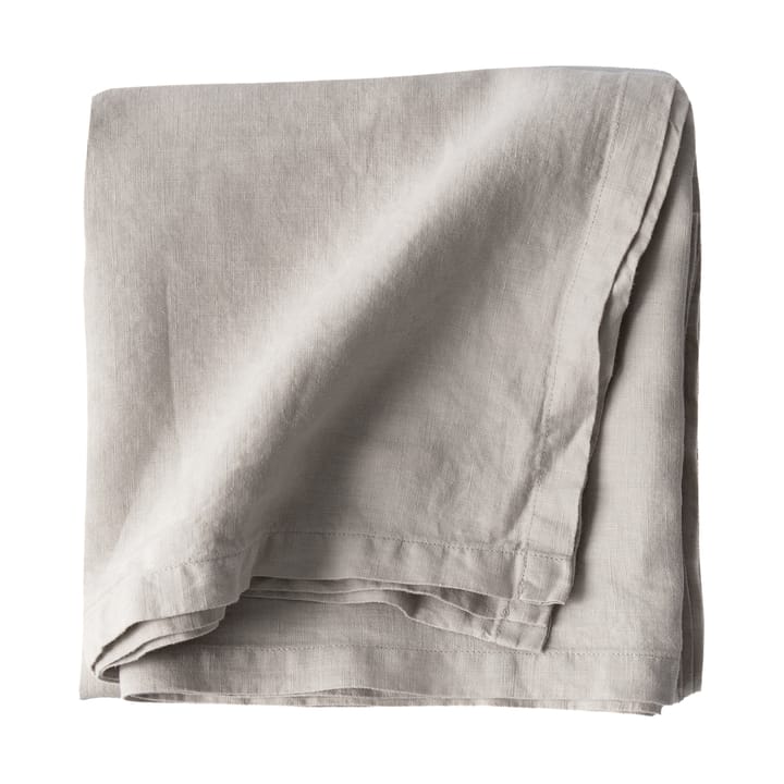 Bordsduk linne 175x175 cm, Warm Grey Tell Me More