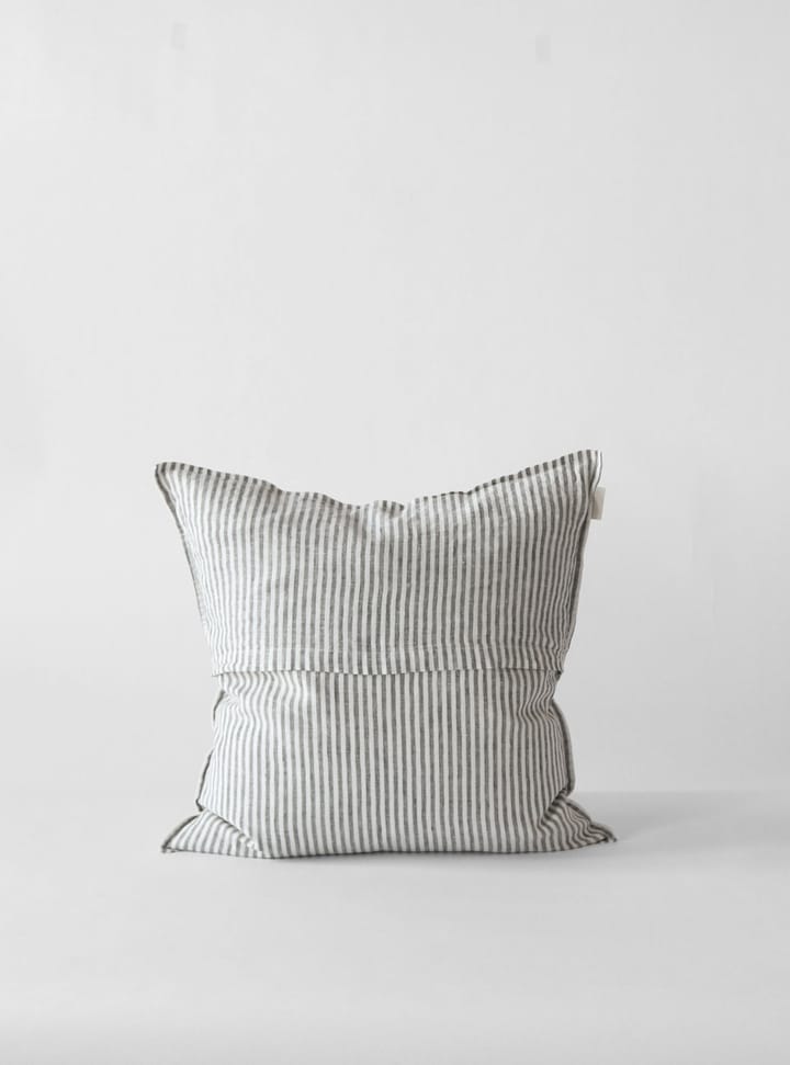 Washed linen kuddfodral 50x50 cm, Grey-white Tell Me More