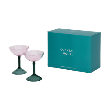 Urban Nature Culture gåvoset coupeglas 2-pack - Pink - URBAN NATURE CULTURE