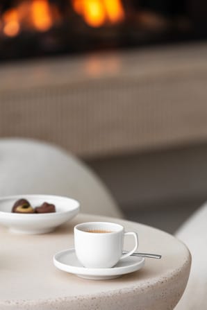 Afina espressokopp 5 cl med fat - White - Villeroy & Boch