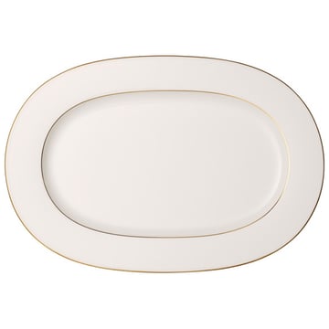 Villeroy & Boch Anmut Gold serveringsfat 41 cm Vit