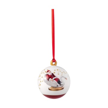 Villeroy & Boch Annual Christmas Edition boll Vit-röd