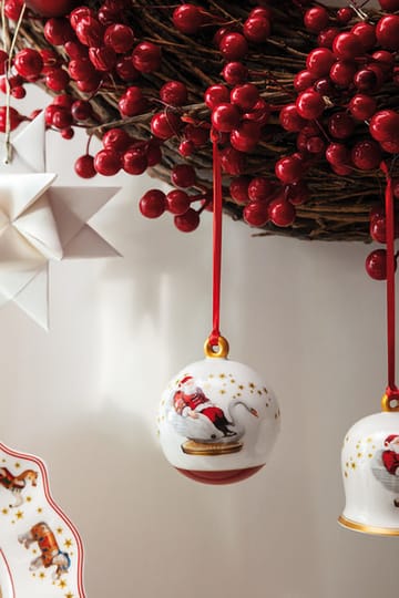 Annual Christmas Edition boll - Vit-röd - Villeroy & Boch