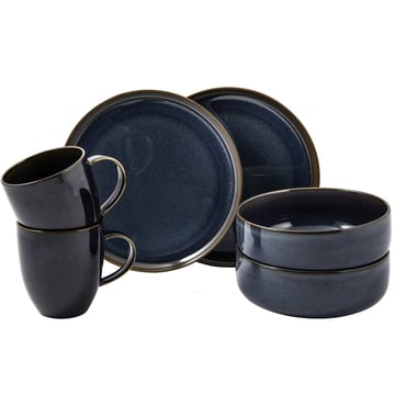 Villeroy & Boch Crafted Denim frukostset 6 delar Blue