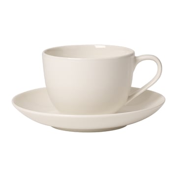 Villeroy & Boch For Me Coffee kopp med fat Vit