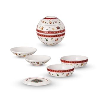 Toy´s Delight La petite Boule 5 delar - Vit-röd - Villeroy & Boch