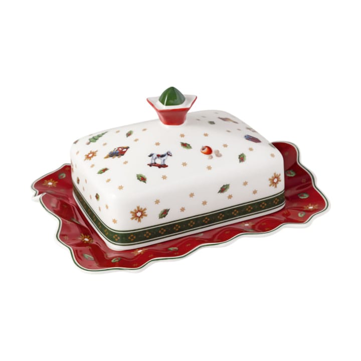 Toy´s Delight smörask 16x19 cm - Vit-röd - Villeroy & Boch