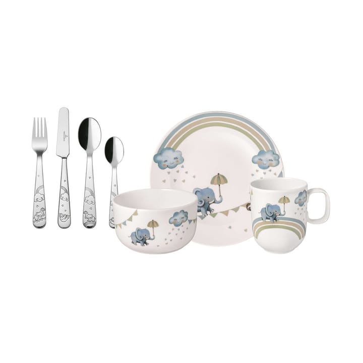 Walk like an Elephant barnservis och bestick - 7 delar - Villeroy & Boch