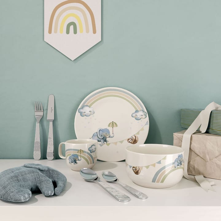 Walk like an Elephant barnservis och bestick, 7 delar Villeroy & Boch