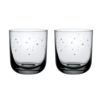 Villeroy & Boch Winter Glow glas 37 cl 2-pack Grå