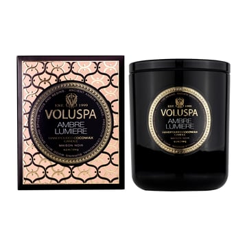 Voluspa Classic Maison Noir doftljus 60 timmar Ambre Lumiere