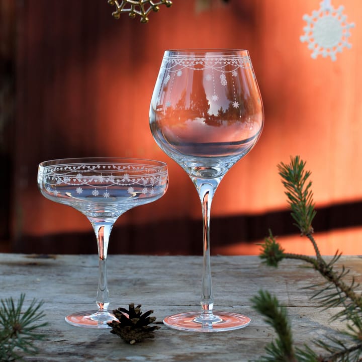 Julemorgen champagneglas, 20 cl Wik & Walsøe