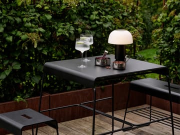 A-bench outdoor bänk med hylla 45 cm - Black - Zone Denmark