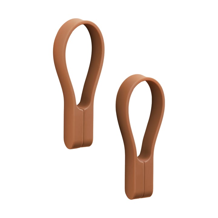 Loop handduksrem magnet 2-pack - Terracotta - Zone Denmark